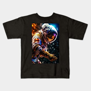 Astronaut in the Abyss - The Stillness of Space Kids T-Shirt